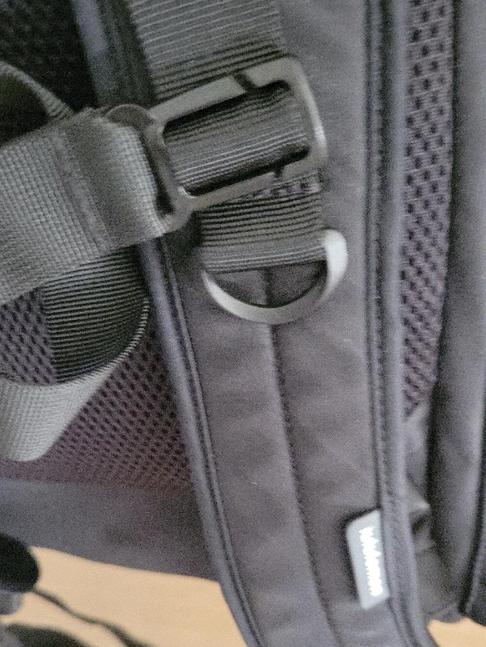 Wunderlust Lululemon Athletica Black Roll-Top Backpack  With Silver Buckles